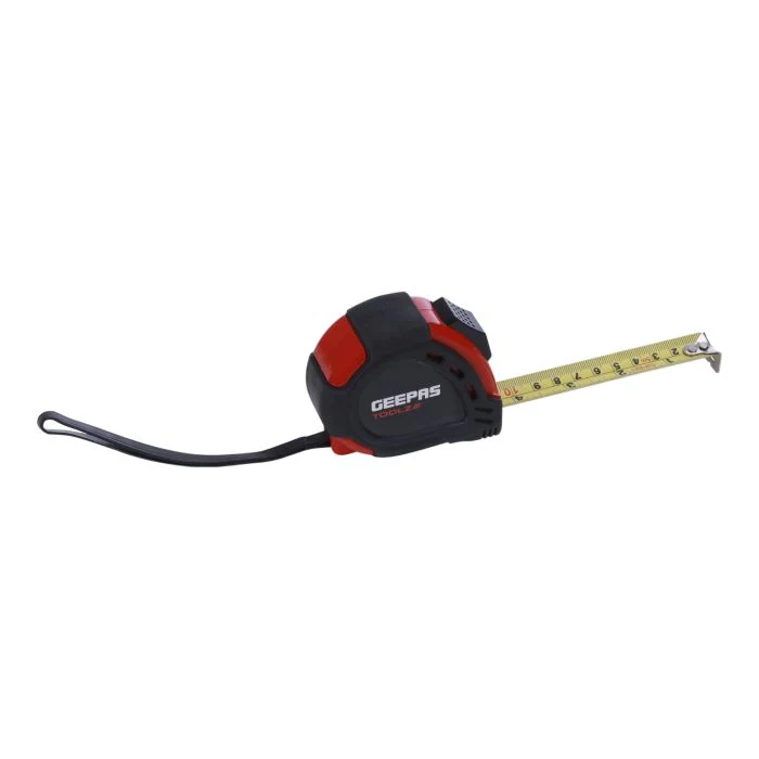 Geepas 5M, 19mm Measuring Tape | Pocket Tape with ABS Construction Plastic Shell | Rubber Coating makes it Resistant to Abrasion | +-0.2mm Accuracy - Image 4