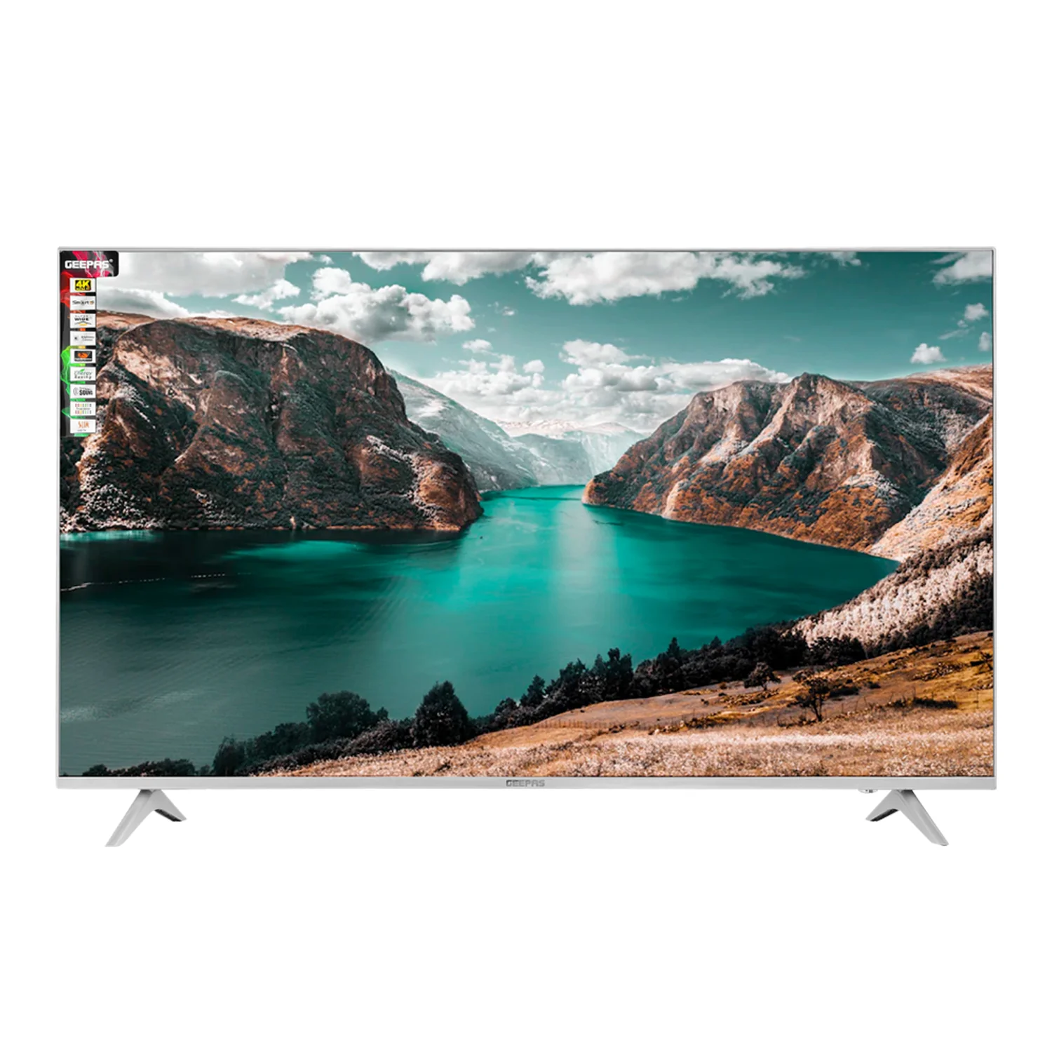 Geepas 65" Ultra HD LED TV- GLED6569SWUHD/ Gaming Supported, User Friendly with Voice Assistant/ with Remote Control, HDMI and USB Ports/ Bluetooth, App Store, Apple AirPlay/ Slim Design - Image 7