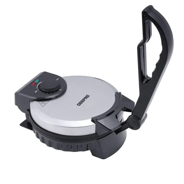 Geepas 8 Inch Chapathi Maker GCM5429 | 1000W  | Non-Stick Plates, Adjustable Temperature Control, Safety Protection & Easy Cleaning for Quick, Soft & Round Chapathis - Image 6