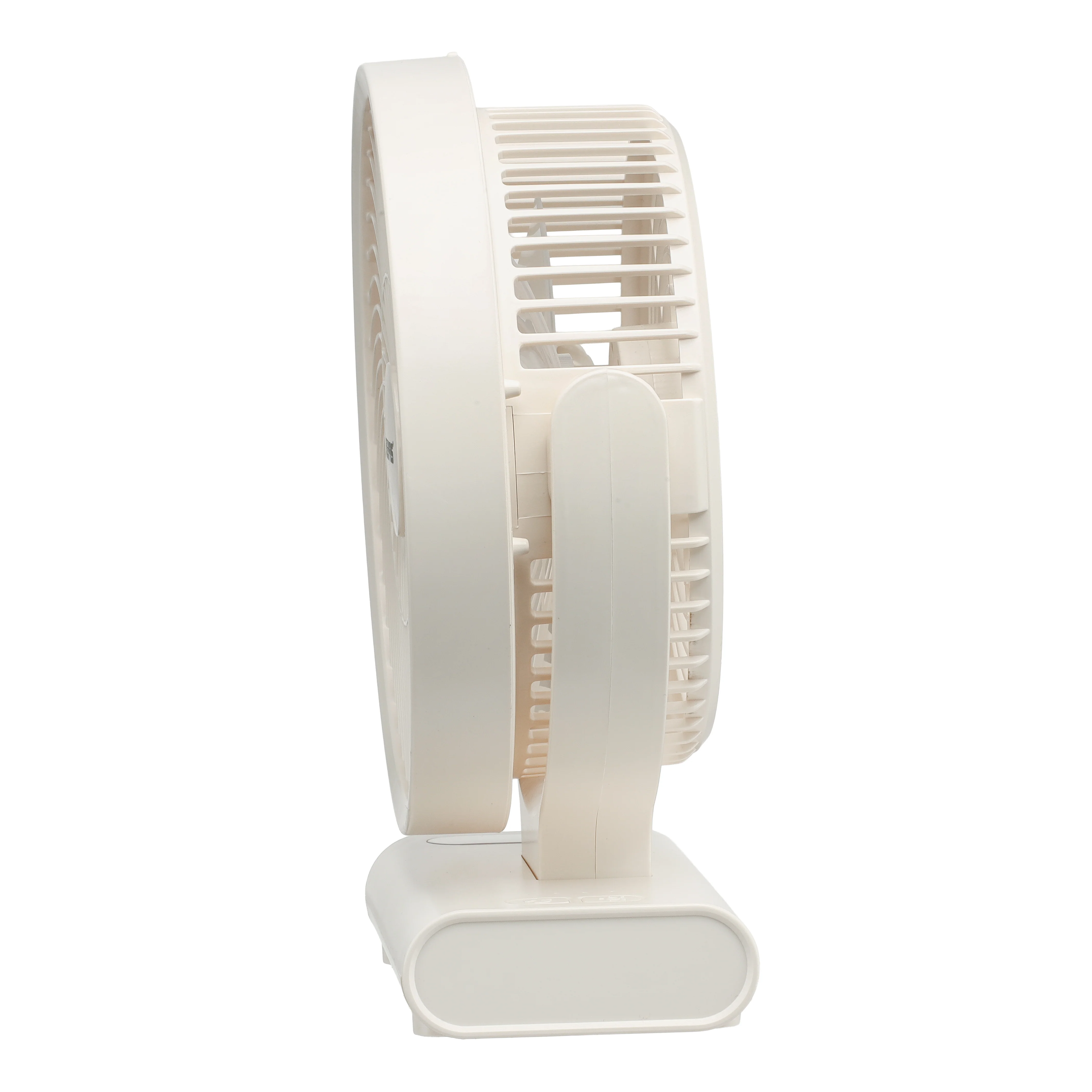 Geepas 8" Rechargeable Fan GF21123 | Up to 10H Working Time, LED Light, AC/DC Function, Smart Indicators & Overcharge Protection | Ideal for Home & Office, 2Year Warranty - Image 4