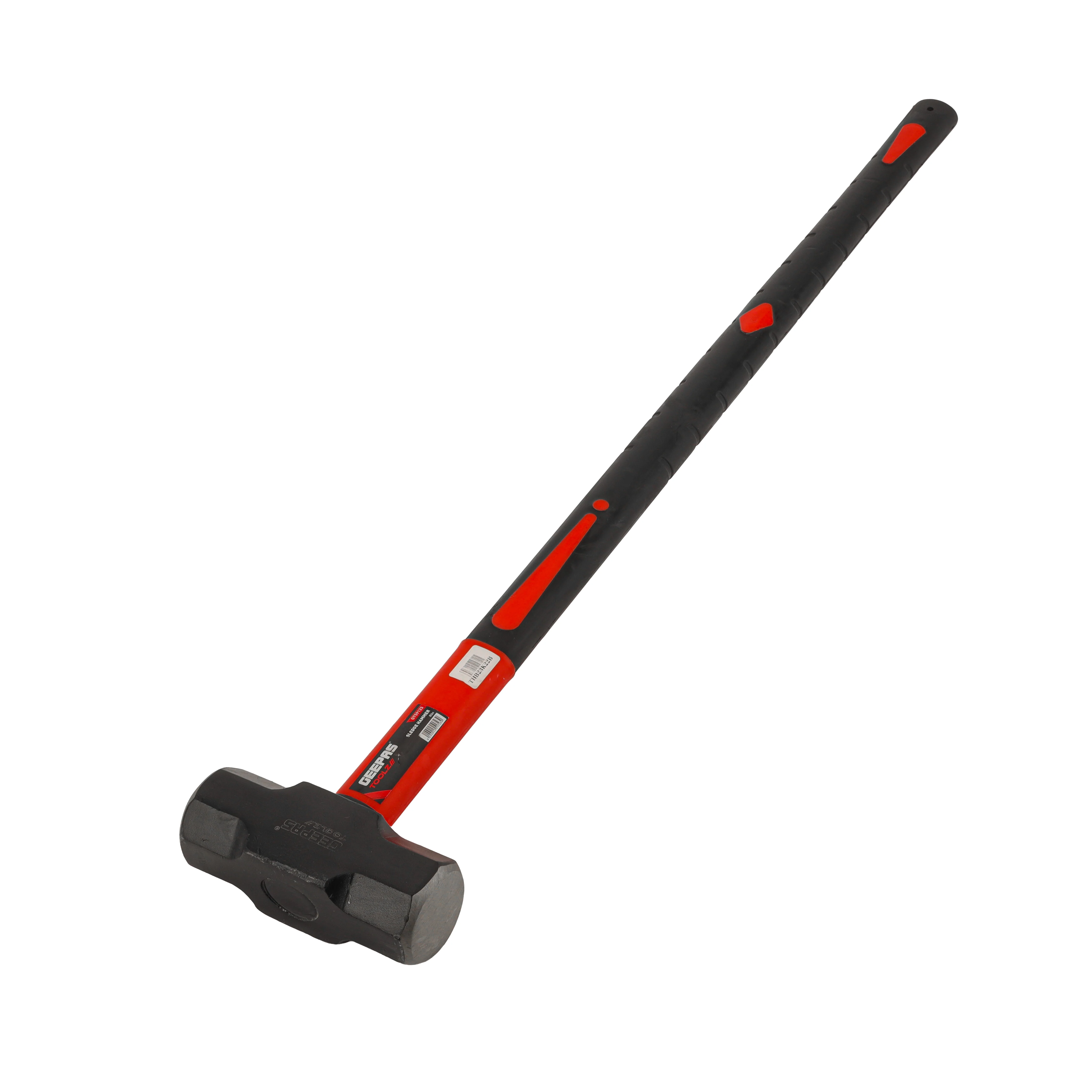 Geepas GT59123 Sledge Hammer | Fibre Handle | Carbon Steel Drop Forged Head | Long Handle | Ideal for Carpenters, Site Workers & DIYers - Image 2