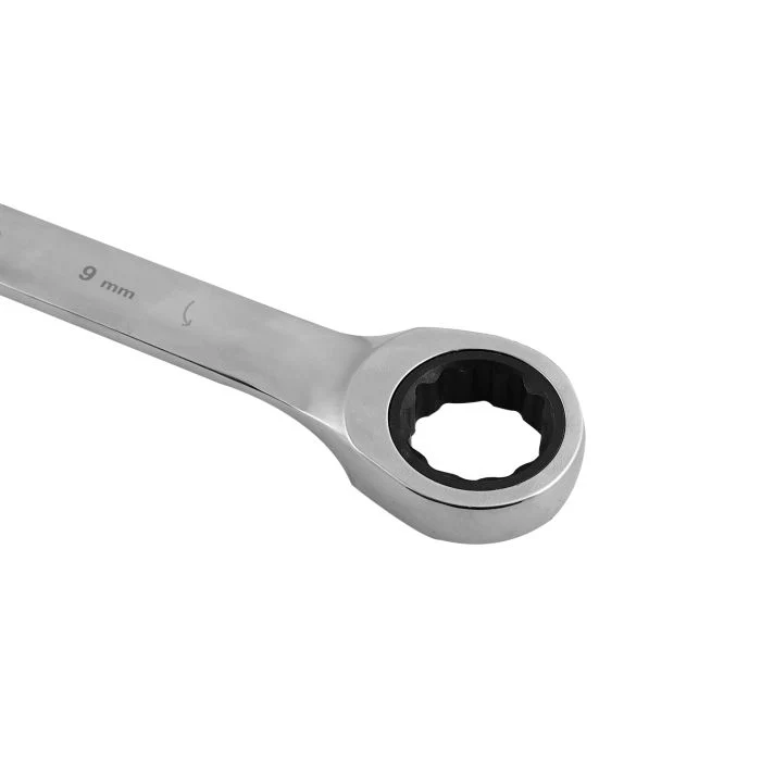 Geepas 9mm Gear Wrench with Plastic Hanger - Open and Box End Spanner Wrench | CRV Spanner Wrenches Repair Tools | Ideal for Bike, Bicycle, Electric Vehicle, Automobile maintenance & More - Image 2
