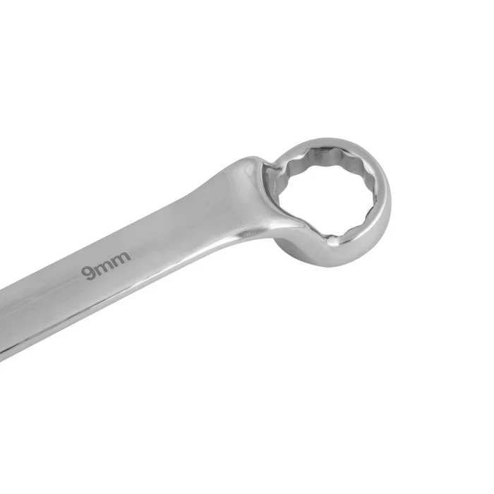 Geepas 9mm Ring Spanner - 12 Point Double Ring Spanner| CRV Material, Mirror Finish | Ideal for Mechanic, Plumbers, Carpenter, DIYers and More - Image 2