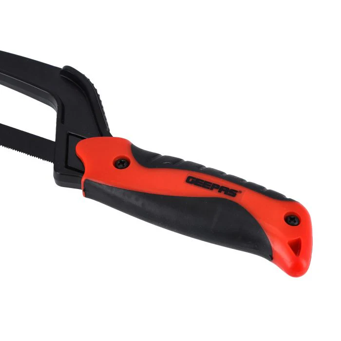 Geepas AL Handle Hacksaw Saw 250mm - Portable Multi-Purpose DIY Saw Hacksaw Universal Saw Woodworking Tool | Comfortable Handle | Ideal for Cutting Wood, Plastic, Rope, Bamboo, Soft Rubber - Image 4