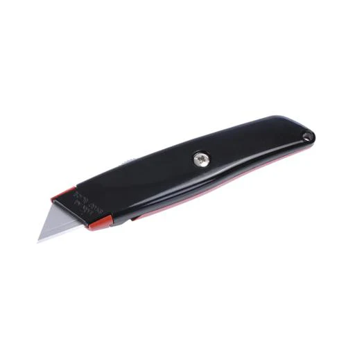 Geepas Auto-Retractable Safety Utility Knife | Multi-Purpose Outdoor Knife | Ergonomic Handle & Razor-Sharp Blades | Safety Toolkit with Internal Blade Storage