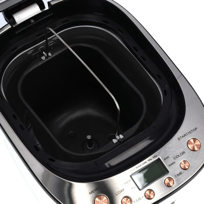 Geepas Automatic Bread Maker, 550W – Gluten Free Menu Bread Maker Machine, 2LB, 12 Preset Functions Fast-Bake Bread maker – 13 Hour Delay Function, 60 Mins Keep warm Function – 2 Year Warranty, White - Image 6