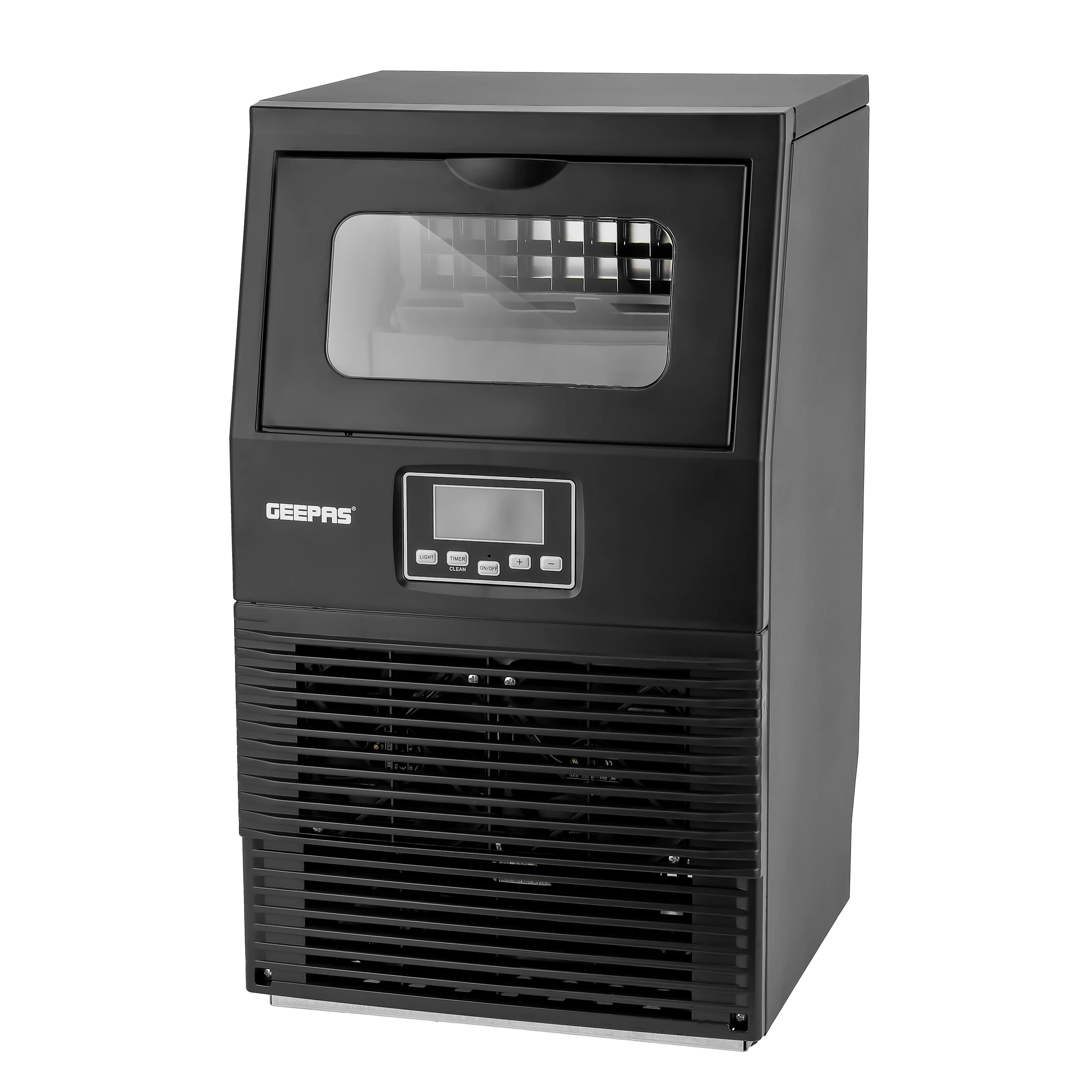 Geepas Automatic Ice Maker GIM63061 | 30kg Ice Production per Day | Fast 12–20 Minute Ice Making Cycles| Auto Shut-Off| Digital Control Panel| Large Ice Storage Capacity - Image 2