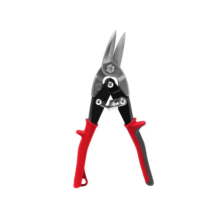 Geepas Aviation Snip Left Cut 250mm - Left Cut Offset Tin with Forged Blade with Twin Spiral Spring, Comfort Grips | Ideal for Cutting Upto 18 Gauge Aluminium, Wire Mesh, Leather, Copper & Plastic - Image 4