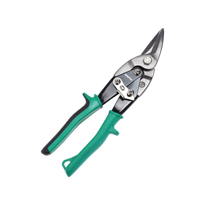 Geepas Aviation Snip Right Cut 250mm - Right Cut Offset Tin with Forged Blade with Twin Spiral Spring, Comfort Grips | Ideal for Cutting Upto 18 Gauge Aluminium, Wire Mesh, Leather, Copper & Plastic - Image 2