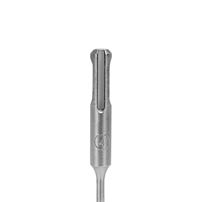 Geepas Chisel Bit Round 4mm - 110mm Long, Perfect for Compacting, Grooving, Cutting & More | 50mm Long Working | Compatible for Drill, Rotary Hammers, and Impact Hammer | Ideal for Plumbers, DIYers, Carpenters, Construction Workers and More - Image 2