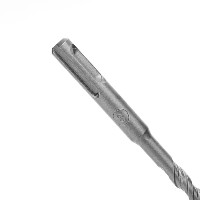 Geepas Chisel Bit Round 8mm - 110mm Long, Perfect for Compacting, Grooving, Cutting & More | 50mm Long Working | Compatible for Drill, Rotary Hammers, and Impact Hammer | Ideal for Plumbers, DIYers, Carpenters, Construction Workers and More - Image 2