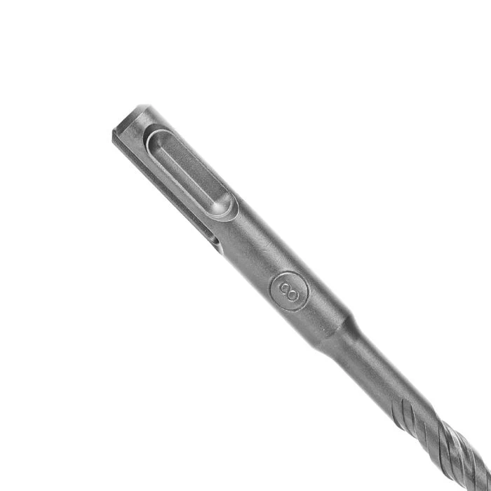 Geepas Chisel Bit Round 8mm - 160mm Long, Perfect for Compacting, Grooving, Cutting & More | 95mm Long Working | Compatible for Drill, Rotary Hammers, and Impact Hammer | Ideal for Plumbers, DIYers, Carpenters, Construction Workers and More - Image 2