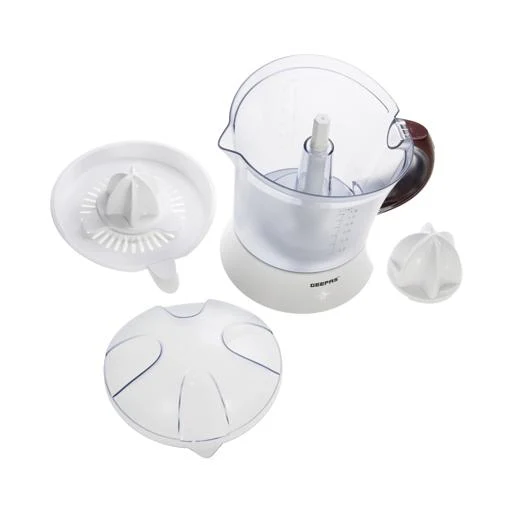 Geepas Citrus Juicer GCJ5384 | 1.2L Large Capacity Jug | 25W | Bi-Directional Twist for Maximum Juice Extraction | 2 Press Cones|  Compact Electric Citrus Juicer - Image 4