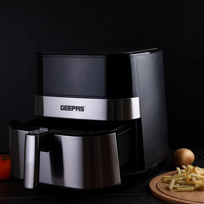 Geepas Digital Air Fryer GAF37510 | 5L Oil-Free Cooking | LED Display with Touchscreen, 60-Min Timer, Adjustable Temp Up to 200°C | 1700W Power| 2 Years Warranty - Image 4
