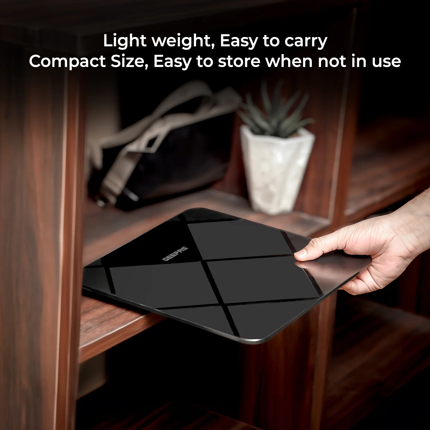 Geepas Digital Body Scale GBS46523UK | 180kg Capacity, High Precision Gauge Sensor, Tempered Glass with ABS Base | Durable, Stylish, Accurate Weighing, 2Year Warranty - Image 3