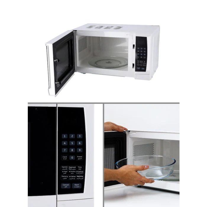 Geepas Digital Microwave Oven GMO1895 | 20L Capacity | 1200W Power | Digital Control Panel | One-Touch Cooking Functions| Defrost & Reheat Options|  1 Year Warranty - Image 7