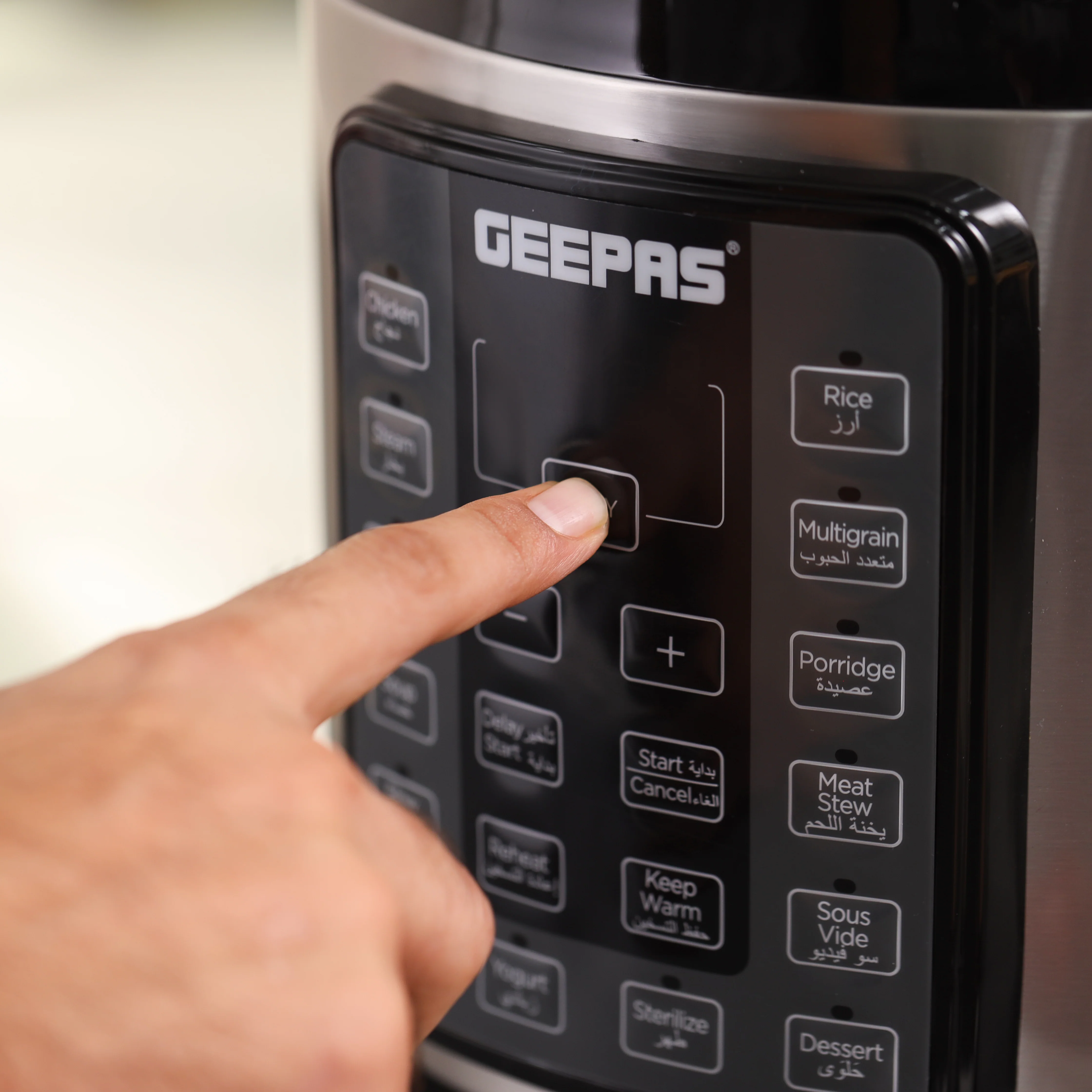 Geepas Digital Multi Cooker GMC5326 |6L Capacity| 1000W Power| 14 Intelligent Cooking Programs| LED Display| Non-Stick Inner Pot| Safety Protection | 2-Year Warranty - Image 4