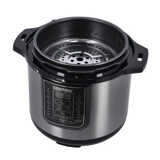 Geepas Digital Multicooker GMC35029 | 8L Capacity| 1200W Power| 14 Intelligent Cooking Programs| LED Display| Automatic Keep Warm| Safety Devices &  Non-Stick Inner Pot - Image 3