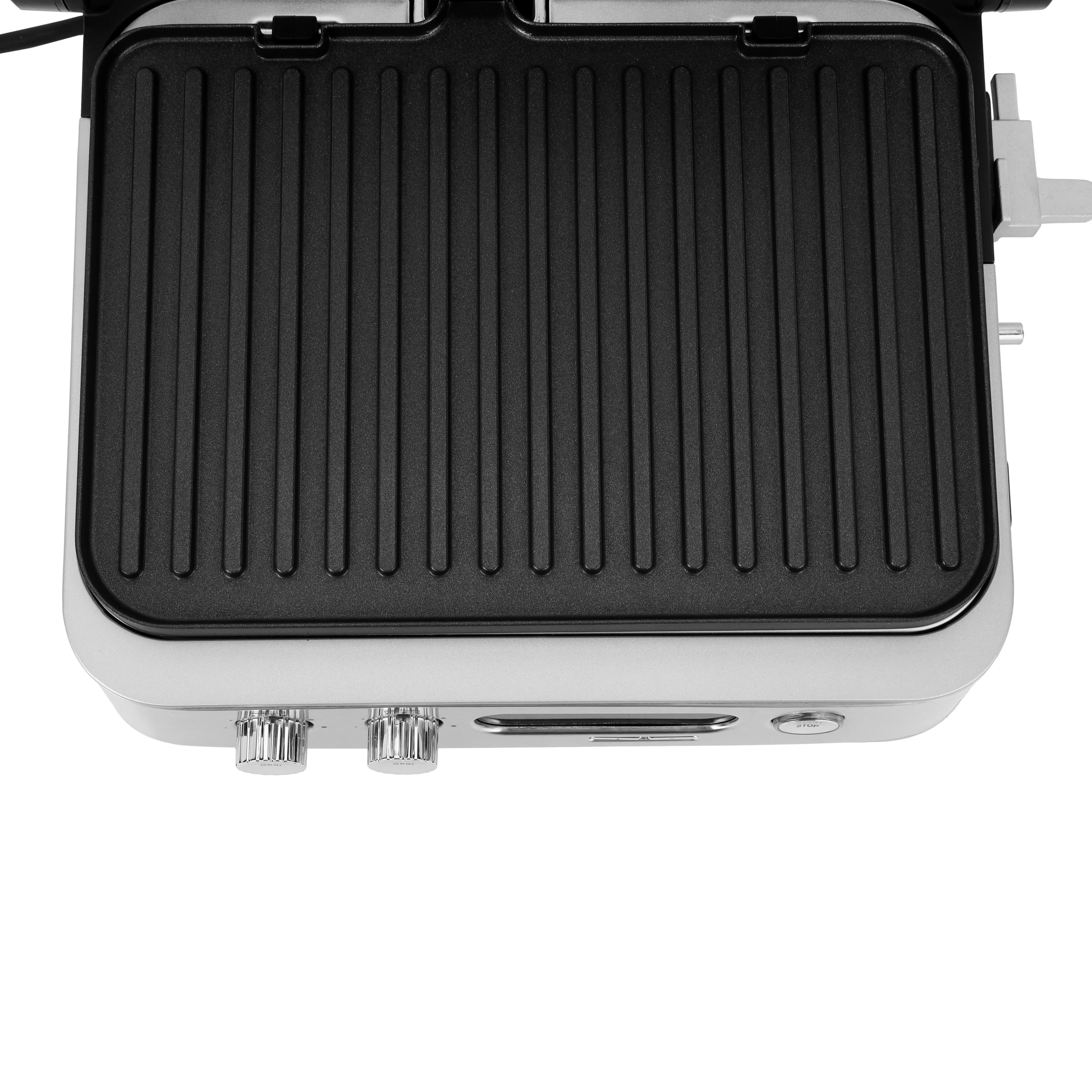 Geepas Digital Stainless Steel Grill Maker GGM36516 | LED Display | 60-Min Timer | Non-Stick Detachable Plates | 180° Flat Grill Opening | Fast Heating | Powerful 2170W - Image 5