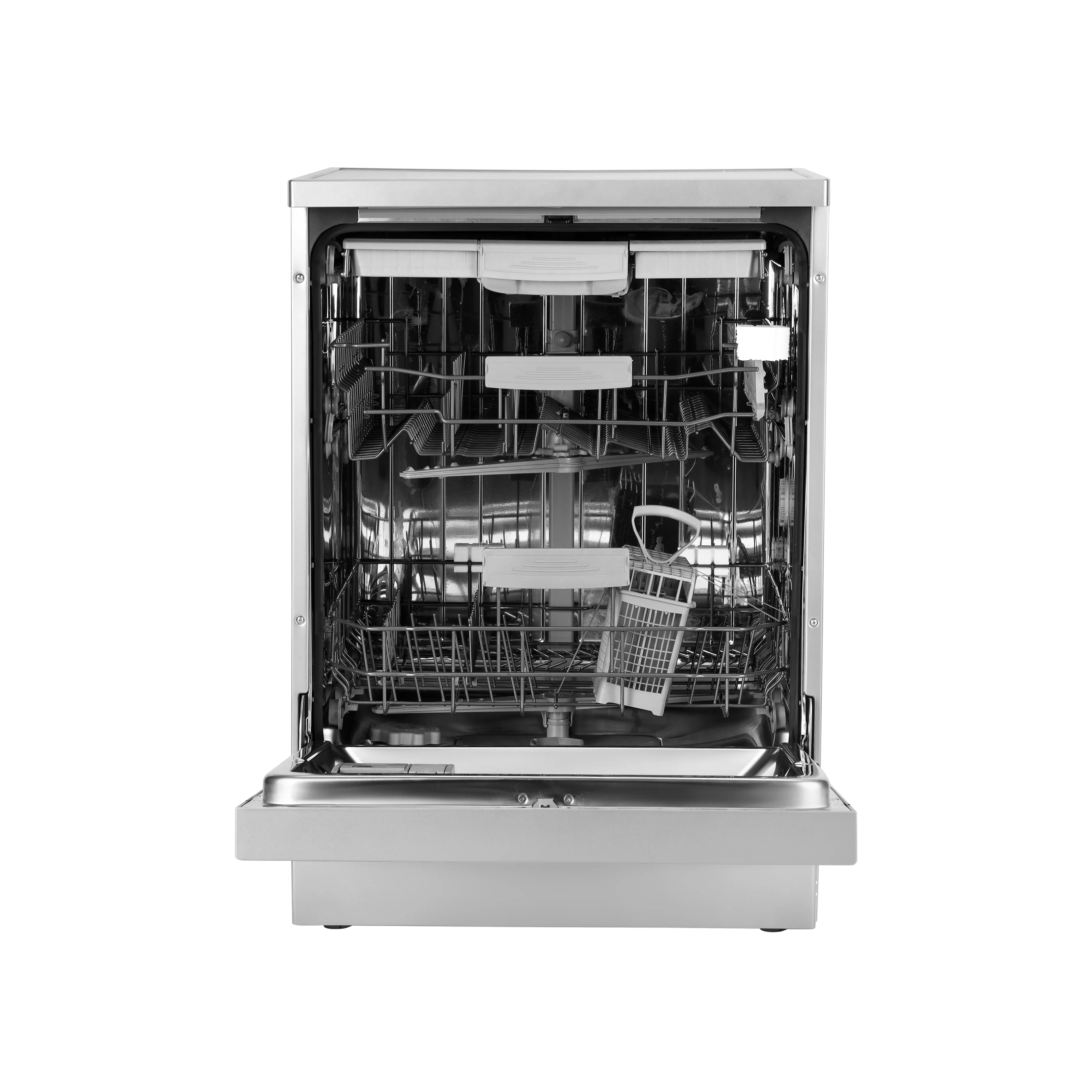 Geepas Free Standing Dishwasher GDW1584SV | 15 Place Settings, 3 Baskets, Stainless Steel Tub, 8 Programs, Delay Timer, LED Display, Child Lock, 2 Year Warranty - Image 5