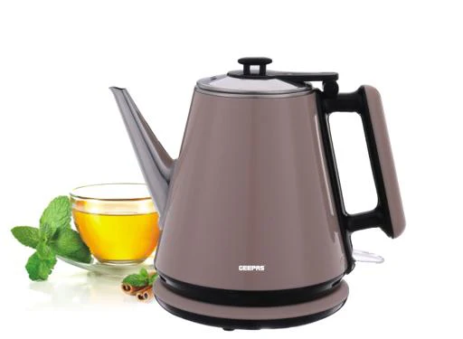 Geepas Double Layer Electric Kettle 1.2L GK38012 | 1360W Fast Boiling|  Stainless Steel Inner | Automatic Shut-Off|  Boil Dry Protection|  Cordless 360° Design| Durable - Image 2