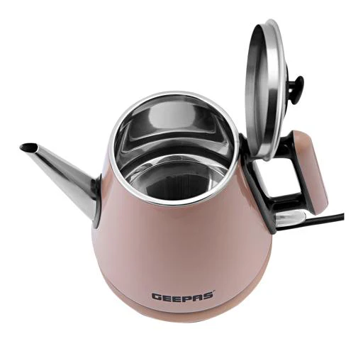 Geepas Double Layer Electric Kettle 1.2L GK38012 | 1360W Fast Boiling|  Stainless Steel Inner | Automatic Shut-Off|  Boil Dry Protection|  Cordless 360° Design| Durable - Image 3