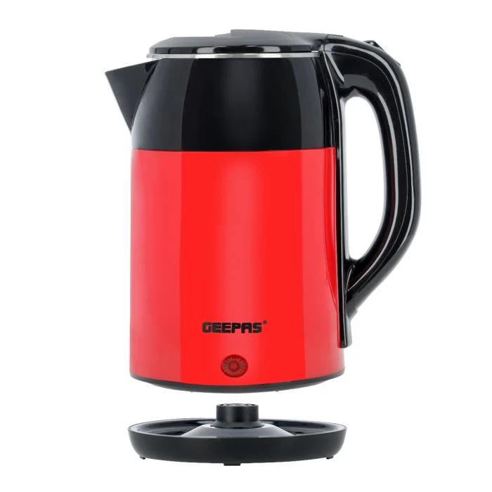 Geepas Double Layer Electric Kettle 1.8L GK6138 | 1500W Fast Boiling| Safety Cut-Off| Cool Touch Exterior| Durable Stainless Steel Design| Easy to Use| 2 Years Warranty - Image 3