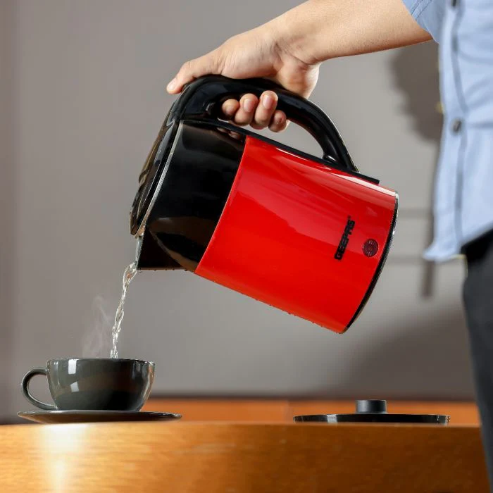 Geepas Double Layer Electric Kettle 1.8L GK6138 | 1500W Fast Boiling| Safety Cut-Off| Cool Touch Exterior| Durable Stainless Steel Design| Easy to Use| 2 Years Warranty - Image 4