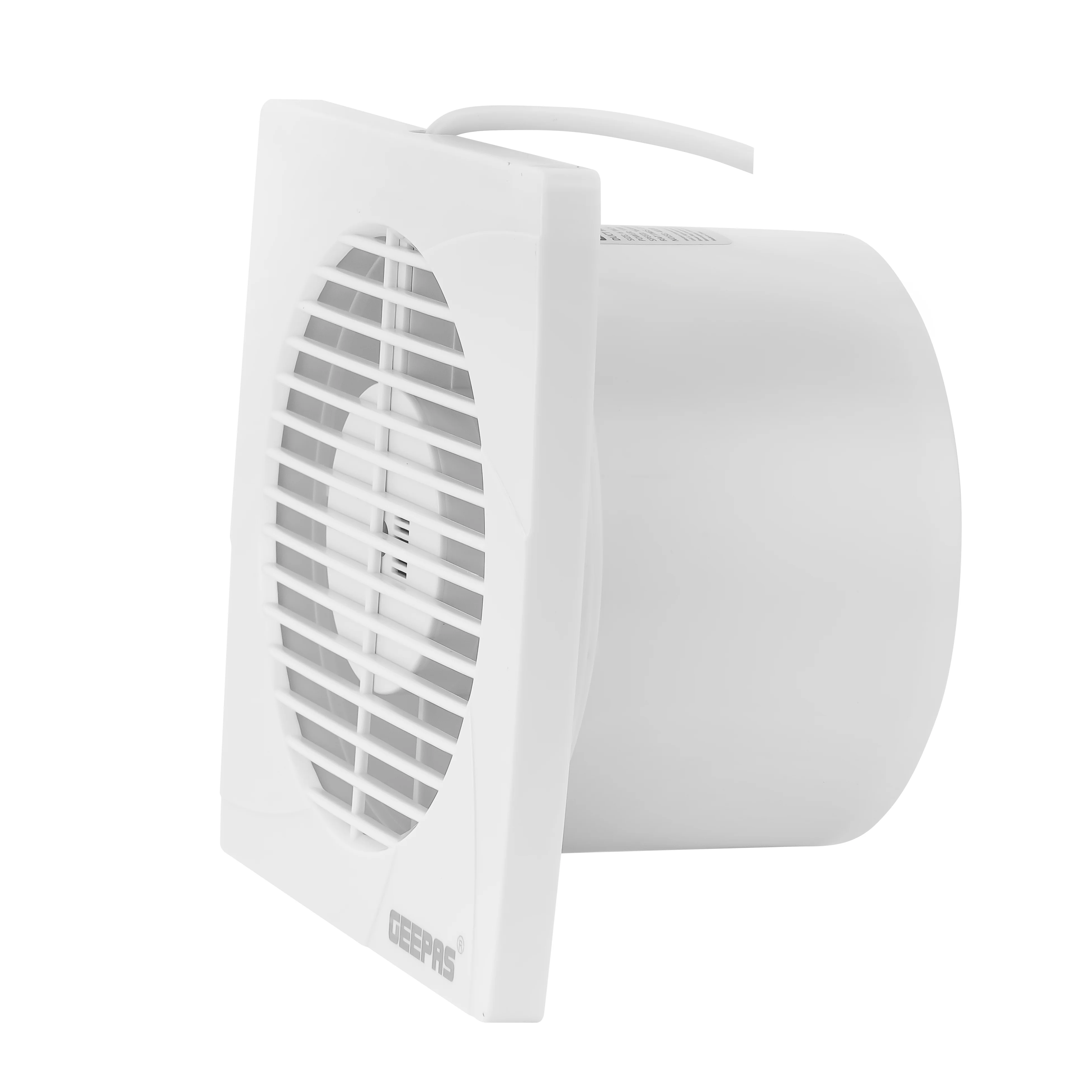 Geepas Duct Fan GF21195 – 6 Inch | Rust-Free Durable Ventilation Fan | Powerful Motor| Low Noise Operation | Ideal for Kitchen, Bathroom & Office | 2 Years Warranty - Image 3