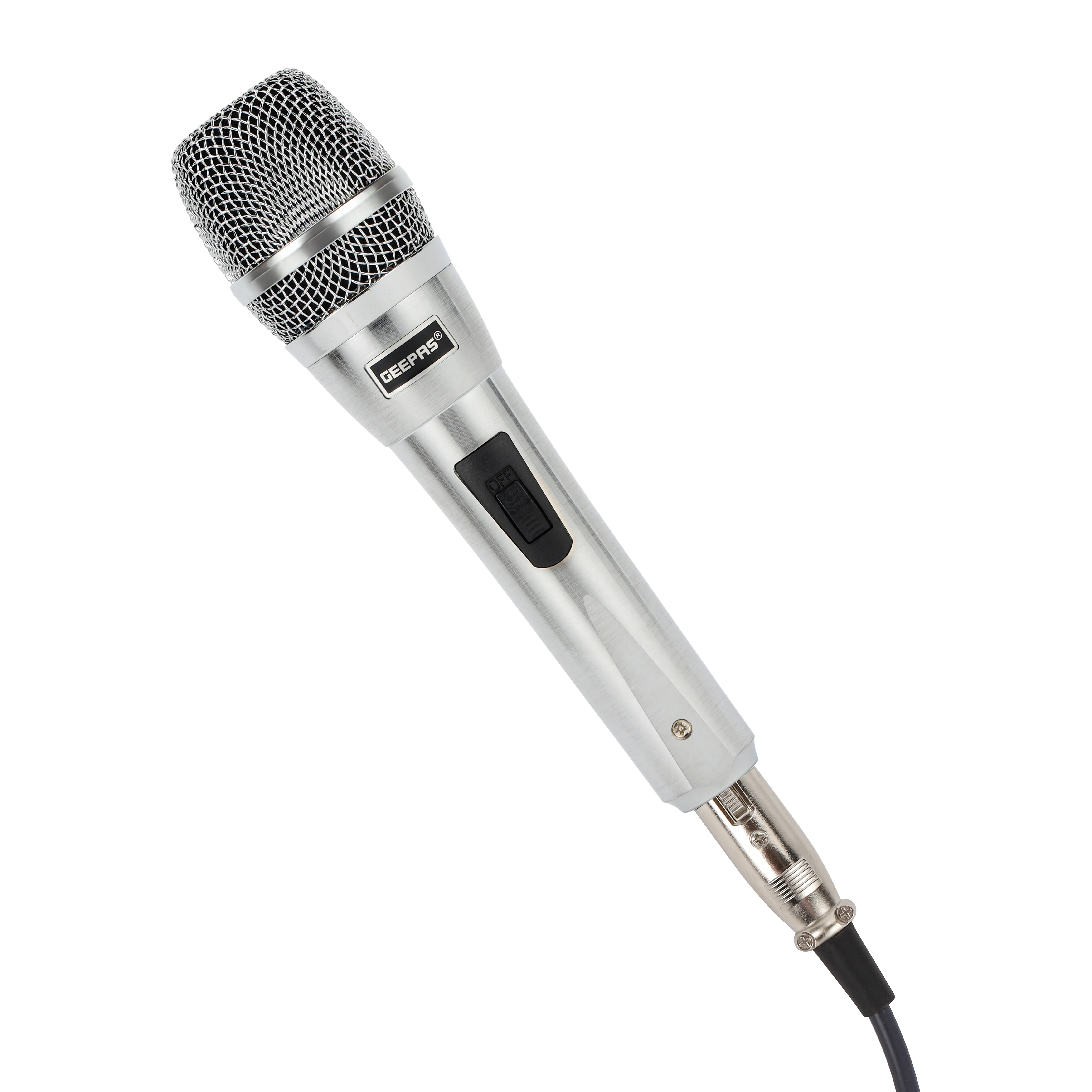 Geepas Dynamic Microphone GMP15016 | Sharp Sensitivity, Clear Sound, Long-Distance Pickup, 8M Cable, Wide Frequency Range | Studio, Live, Broadcast | 2 Years Warranty - Image 2