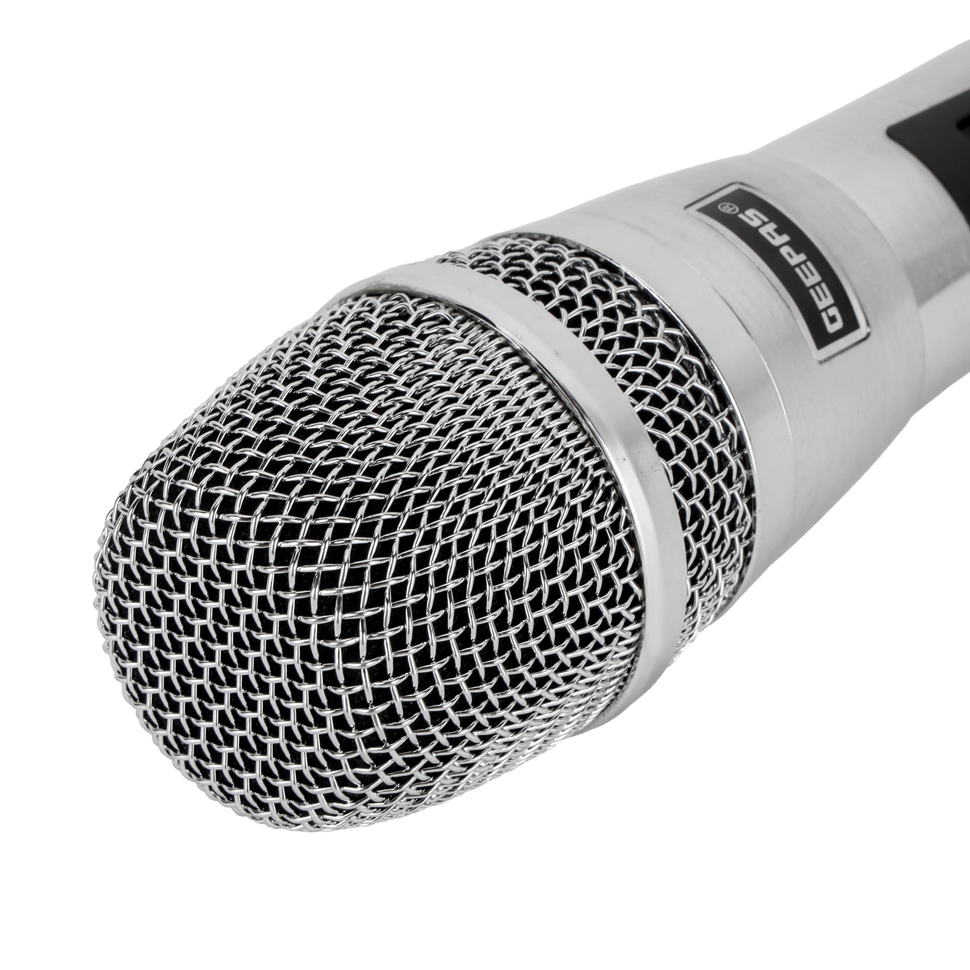 Geepas Dynamic Microphone GMP15016 | Sharp Sensitivity, Clear Sound, Long-Distance Pickup, 8M Cable, Wide Frequency Range | Studio, Live, Broadcast | 2 Years Warranty - Image 3