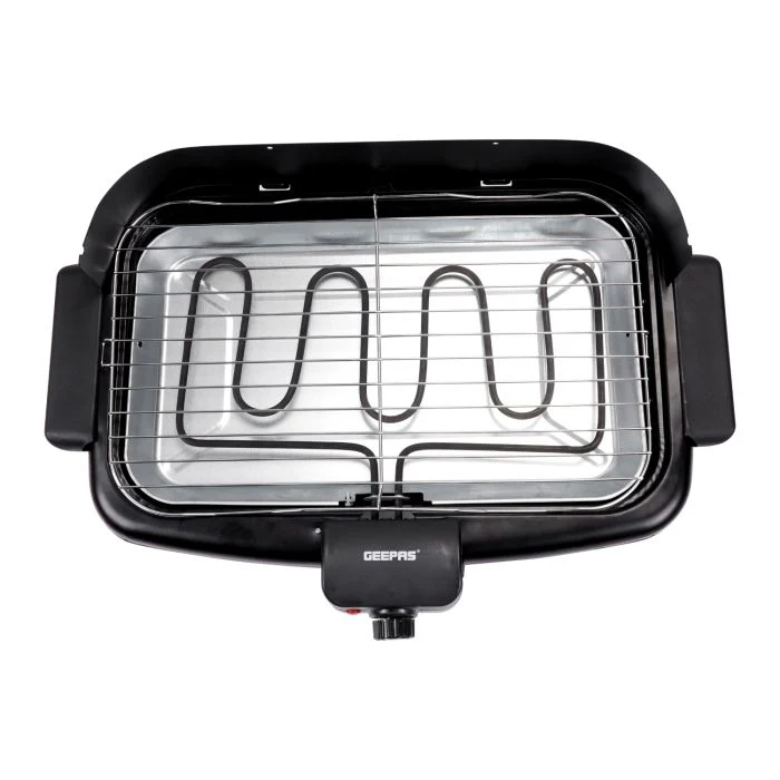 Geepas 2000W Electric Barbecue Grill | Auto-Thermostat Control with Overheat Protection, Space-Saving & Waterproof Design | Perfect for Grilling Chicken, Beef & More - Image 4