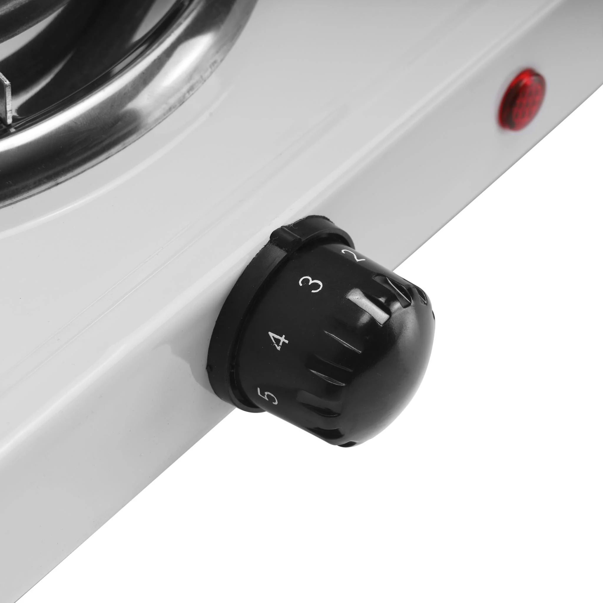 Geepas Electric Double Hot Plate GHP7576 | Dual 140mm Coil Plates| 2000W Power | Adjustable Temperature Control| Auto Thermostat| Indicator Light for Efficient Cooking - Image 4