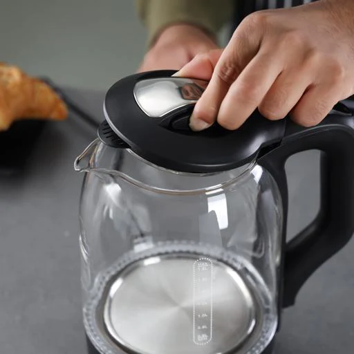 Geepas Electric Kettle - Glass Body| Boil Dry Protection & Auto Shut Off | Heats up Quickly & Easily | Boiler for Hot Water| Tea & Coffee Maker | 1.8L| 2 Years Warranty - Image 6