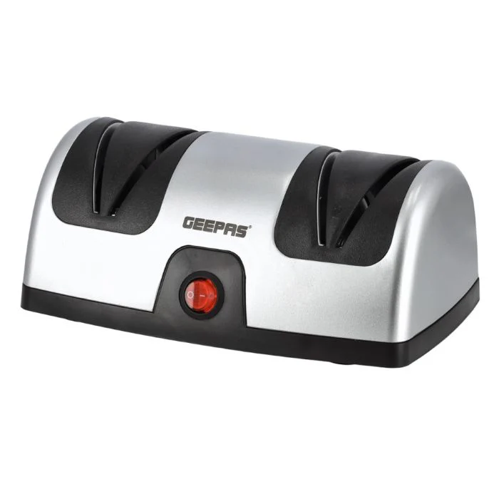 Geepas Electric Knife Sharpener GKS63044 | 2-Stage Precision Grinding & Honing | Diamond-Coated Wheels | Razor Sharp Finish | Compact & Easy to Use | 40W Power | Home Use - Image 5