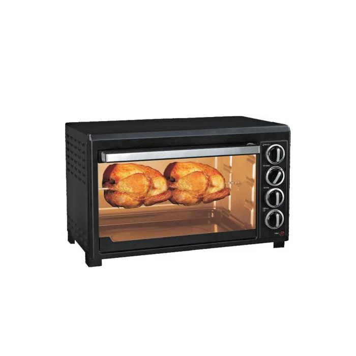 Geepas Electric Oven 48L with Rotisserie & Convection GO4451 | 2000W Power| 60 Minute Timer| Adjustable Temperature Control| Multi-Cooking Functions|  2 Years Warranty - Image 4
