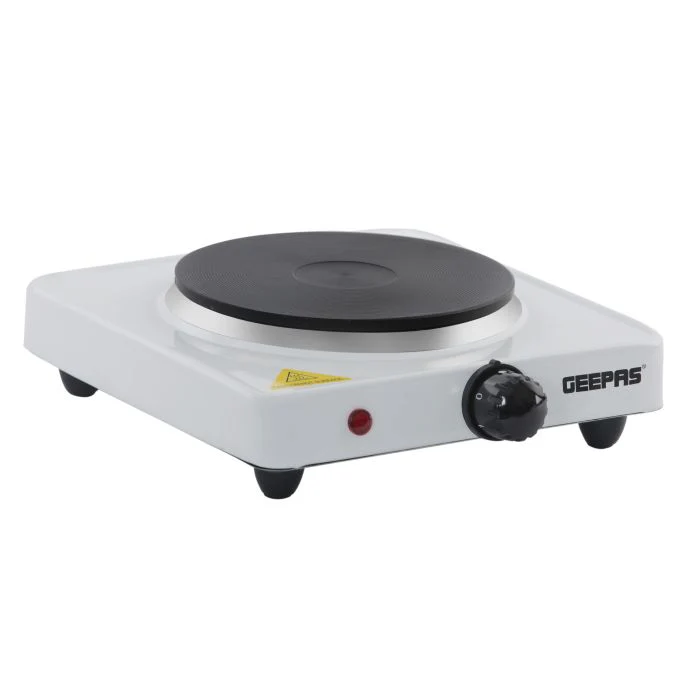 Geepas Electric Single Hot Plate GHP32011 |1000W Portable Cooker with Adjustable Thermostat| Durable Die-Cast Iron Heating Element| Overheat Protection| 2 Years Warranty - Image 5