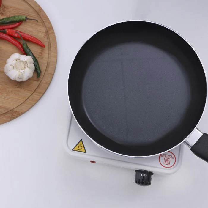 Geepas Electric Single Hot Plate GHP32013 | 1000W Power| 155mm Solid Plate | Adjustable Temperature Control | Auto Thermostat | Overheat Protection | Durable Design - Image 4