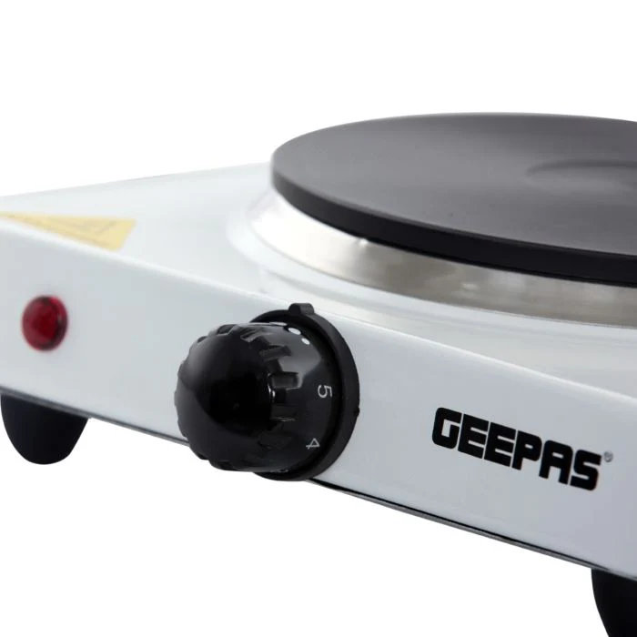 Geepas Electric Single Hot Plate GHP32013 | 1000W Power| 155mm Solid Plate | Adjustable Temperature Control | Auto Thermostat | Overheat Protection | Durable Design - Image 6