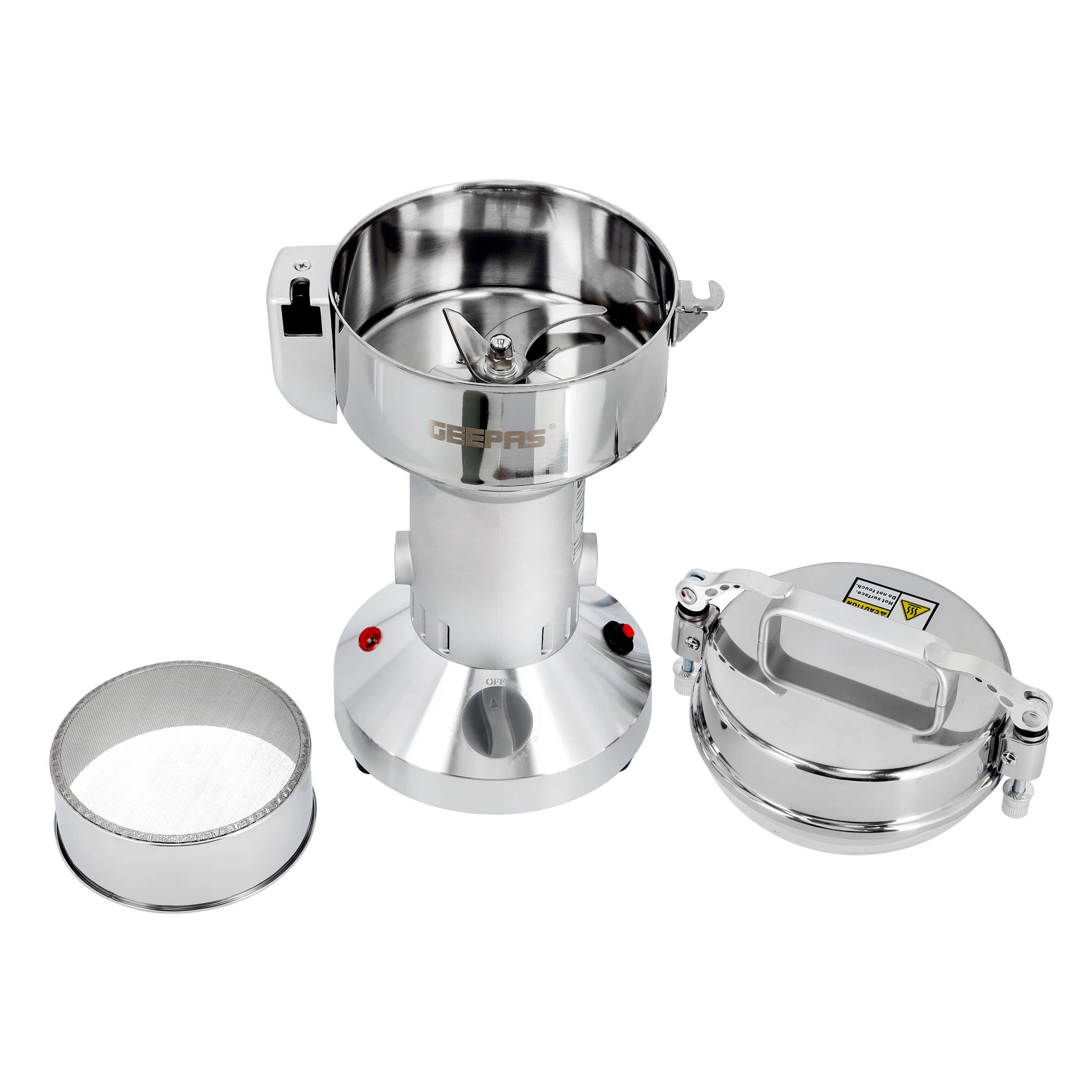 Geepas GCG41014 Food Processor | 1400W High-Speed Grinder with 300g Capacity | Durable Stainless Steel Bowl & Blade |  Safety Micro Switch |  Open Lid Protection - Image 4