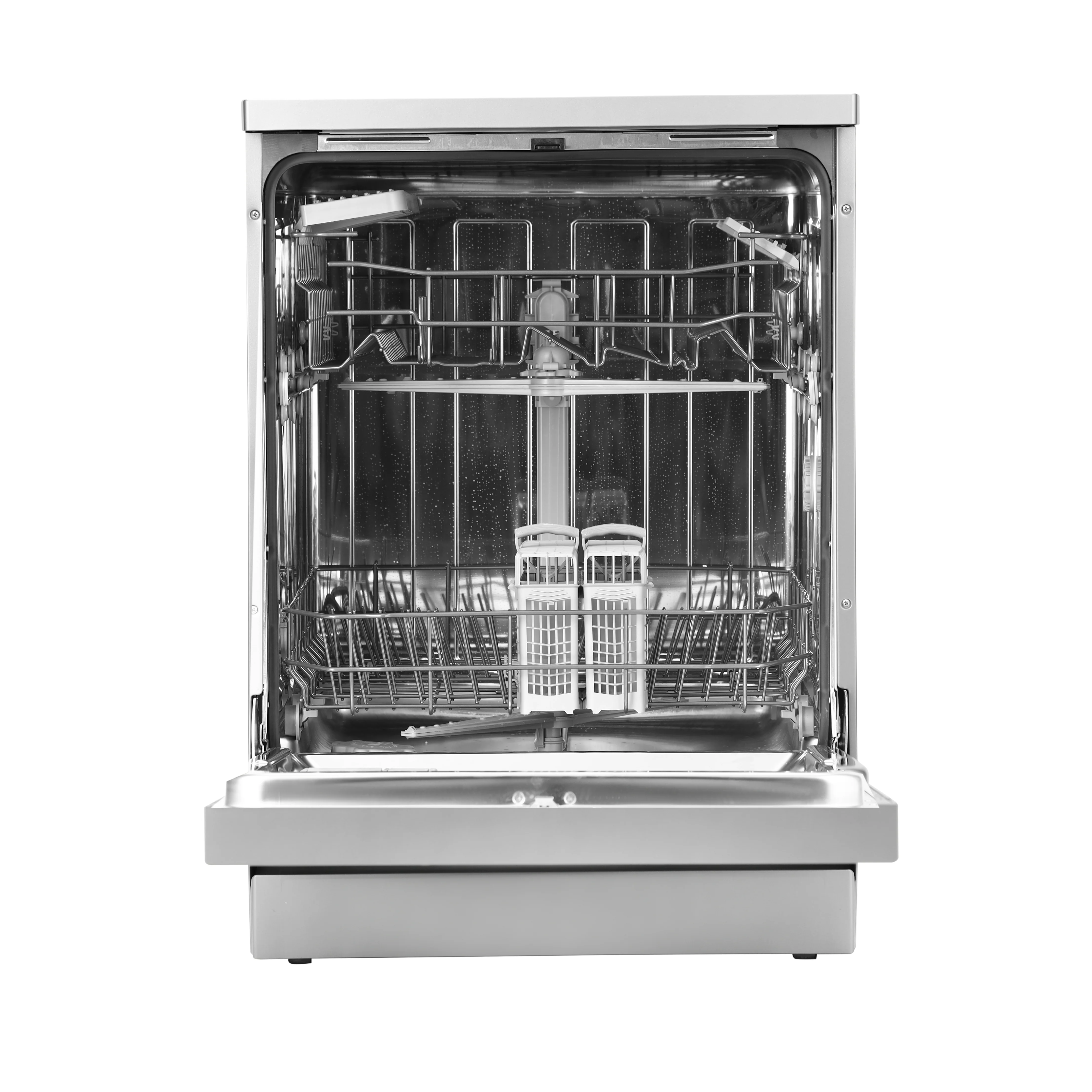 Geepas Free Standing Dishwasher GDW1464SV|13 Place Settings, 2 Baskets, Stainless Steel Tub, 7 Programs, Quick  Wash, Delay Timer, LED Display, Child Lock, 2Year Warranty - Image 3