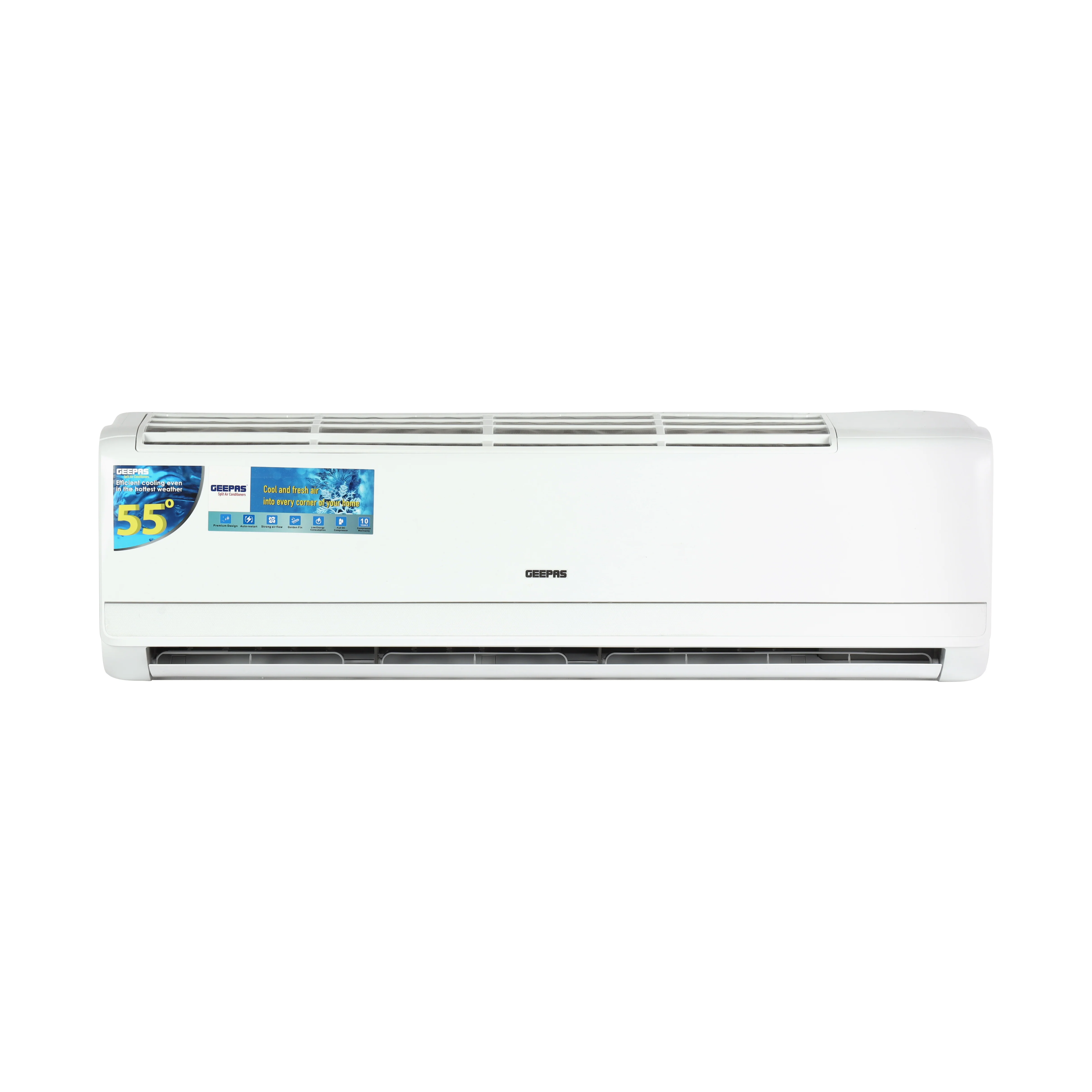 Geepas GACS186RCA 1.5 Ton Inverter Split Air Conditioner | 18000 BTU Cooling Capacity | Energy Efficient Compressor | Fast Cooling | Low Noise Operation | 1 Year Warranty - Image 2