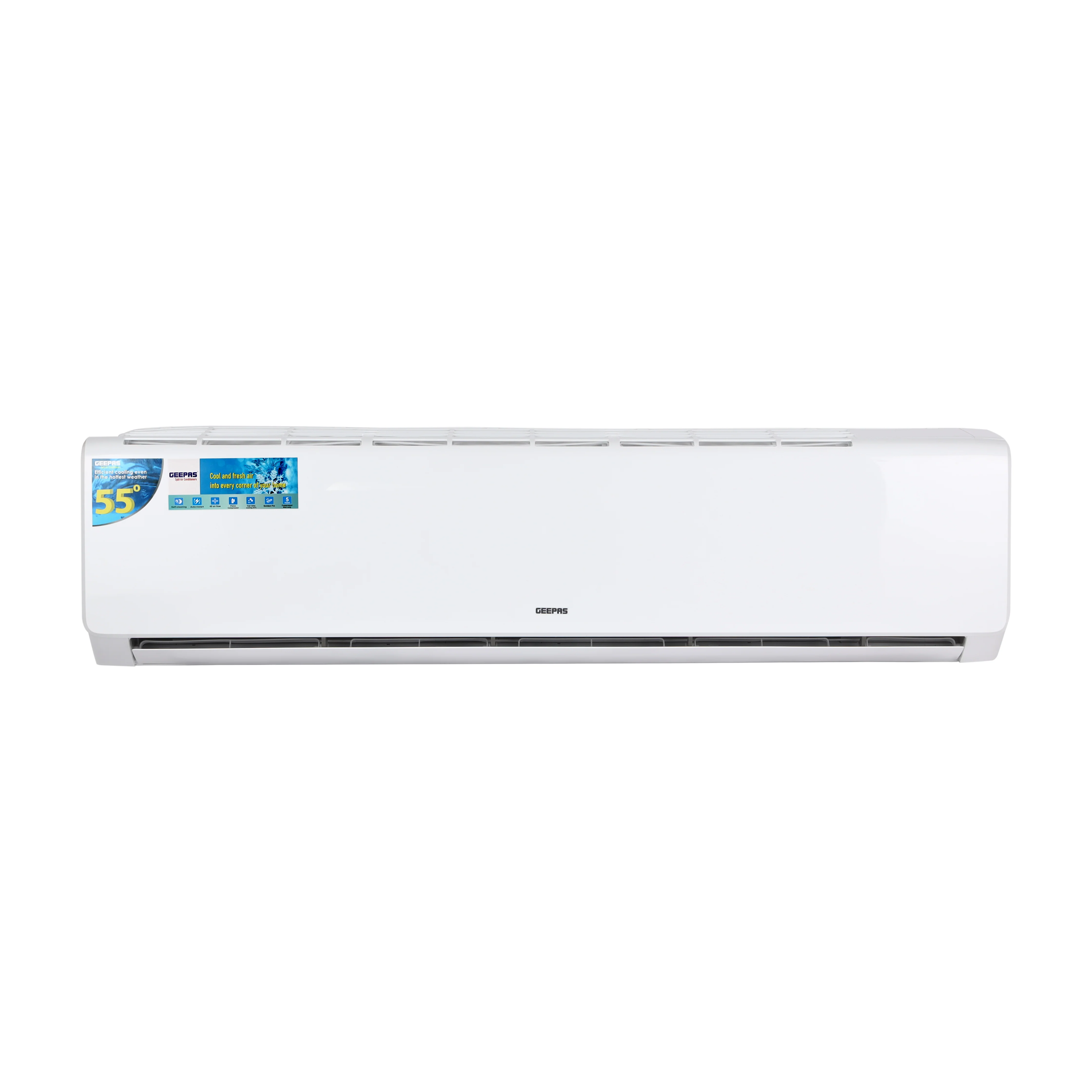 Geepas GACSP308CA 2.5 Ton Split Air Conditioner | 30000 BTU Cooling Capacity | High Performance Piston Compressor | Fast Cooling | Energy Efficient |  1 Year Warranty - Image 2