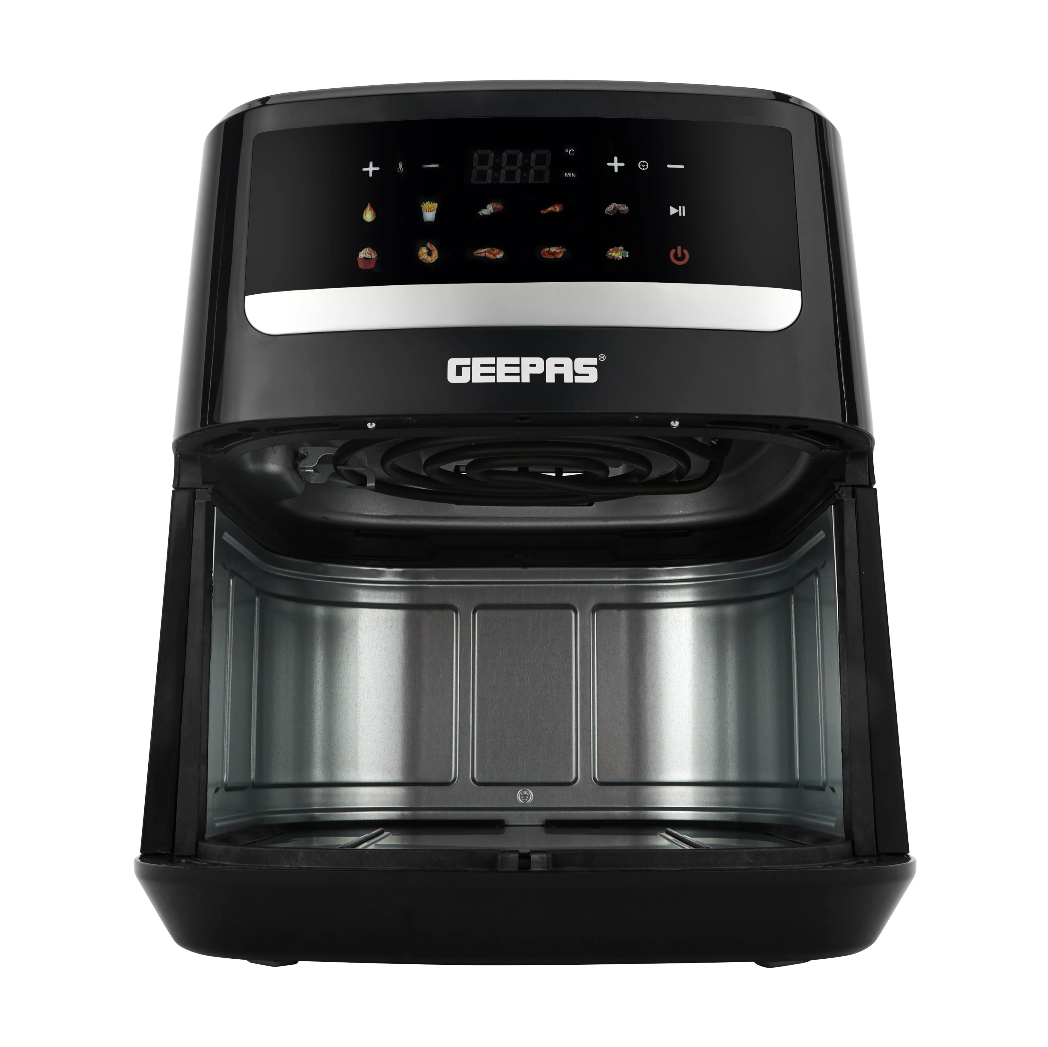 Geepas GAF37509 Digital Air Fryer 9.2L | 10 Preset Cooking Functions | Vortex Rapid Air Technology| LED Touchscreen Display| 60-Min Timer & Oil-Free Healthy Cooking - Image 5