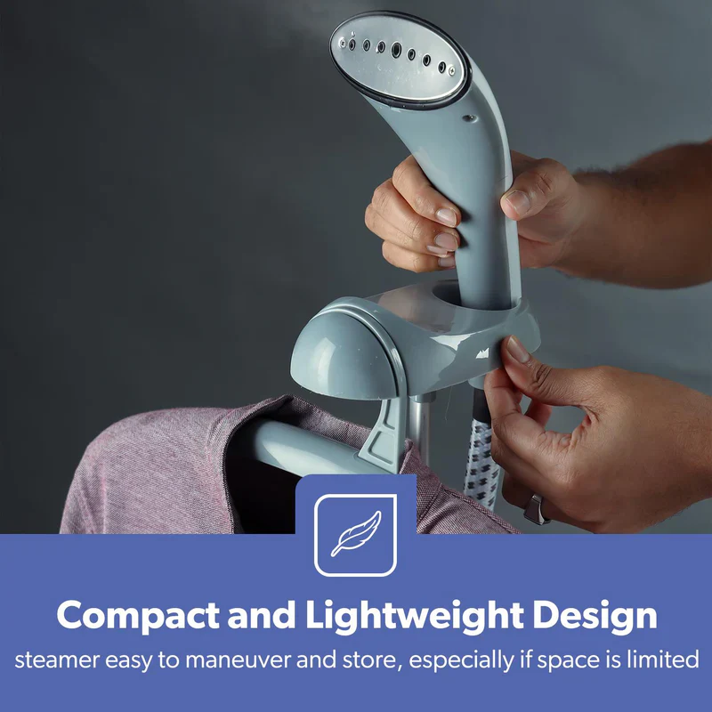 Geepas GGS25022 Garment Steamer | 2000W Power| 1.8L Water Tank | 35s Fast Heating | 30g/min Steam Flow | 11-Position Adjustable Pole | 2 Ice Boxes | 2 Years Warranty - Image 6