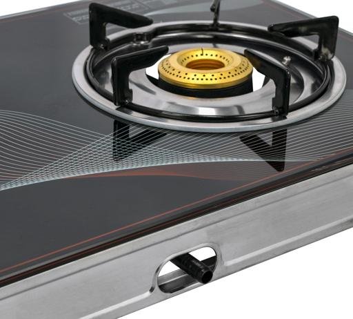 Geepas GGC31027 Gas Cooker | 2 High-Efficiency Brass Burners with Tempered Glass Top| Automatic Ignition| Strong & Durable Design| Easy to Clean| 2 Years Warranty - Image 4