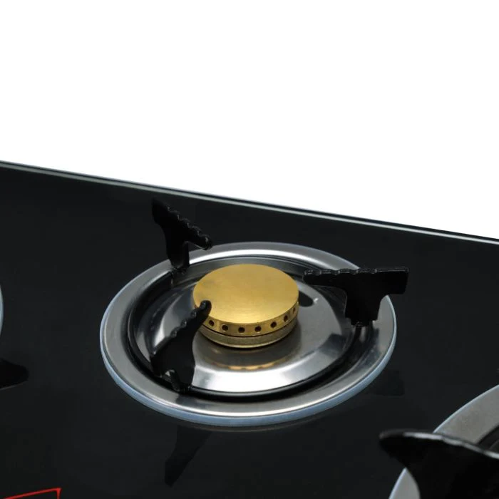 Geepas Gas Cooker GK6759 | 3 Burner Gas Stove with Auto Ignition| Durable Stainless Steel Body| Heavy-Duty Cast Iron Burners| 60% Gas Saving Technology| 2 Years Warranty - Image 8