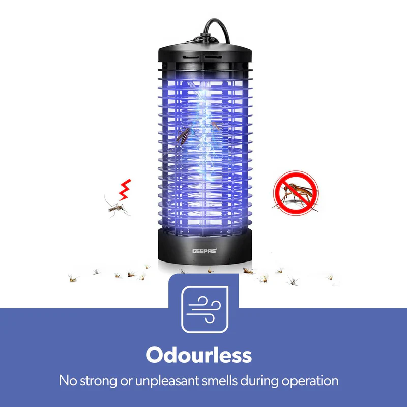 Geepas GBK1149 Electric Insect Killer | 6W UV Tube for Mosquito & Fly Control | Safe, Odor-Free & Chemical-Free Operation | Wide Coverage Area | Durable Design - Image 3