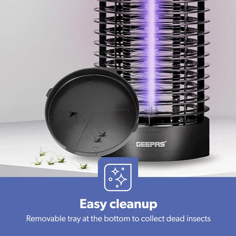 Geepas GBK1149 Electric Insect Killer | 6W UV Tube for Mosquito & Fly Control | Safe, Odor-Free & Chemical-Free Operation | Wide Coverage Area | Durable Design - Image 5