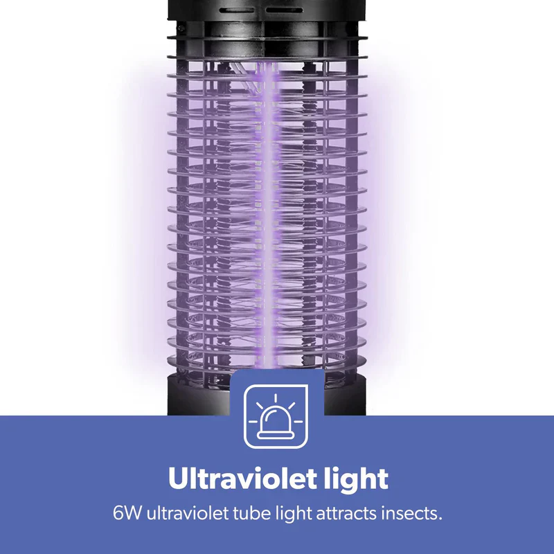 Geepas GBK1149 Electric Insect Killer | 6W UV Tube for Mosquito & Fly Control | Safe, Odor-Free & Chemical-Free Operation | Wide Coverage Area | Durable Design - Image 6